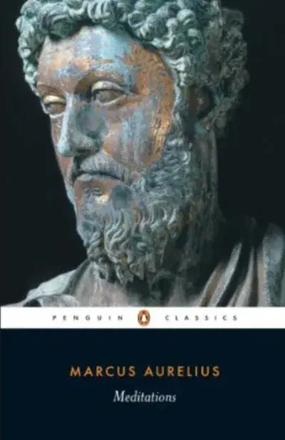 Meditations by Marcus Aurelius book cover